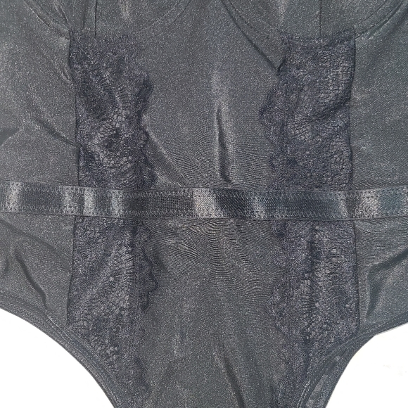 Black Lingerie Bodysuit - Picture 4 of 4